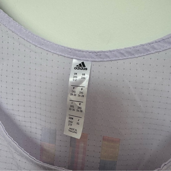 NWT Adidas Pride Tech Lavender Tank Top XS - Picture 5 of 7